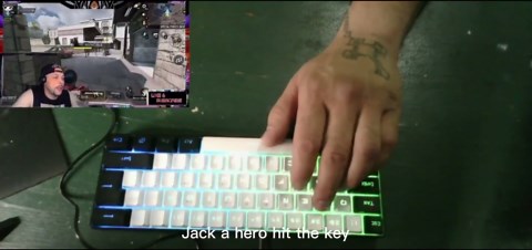 abucow Gaming Keyboard Minimalist Portable Wired Ultra-Compact Mini Imitation 61 Keys RGB Backlit Keyboard (White-Black)