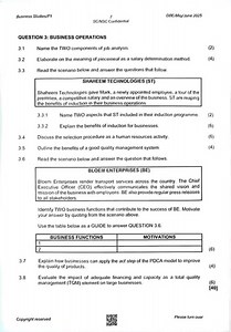 3.1 Name the TWO components of job analysis.3.2 Elaborate on ... | Filo