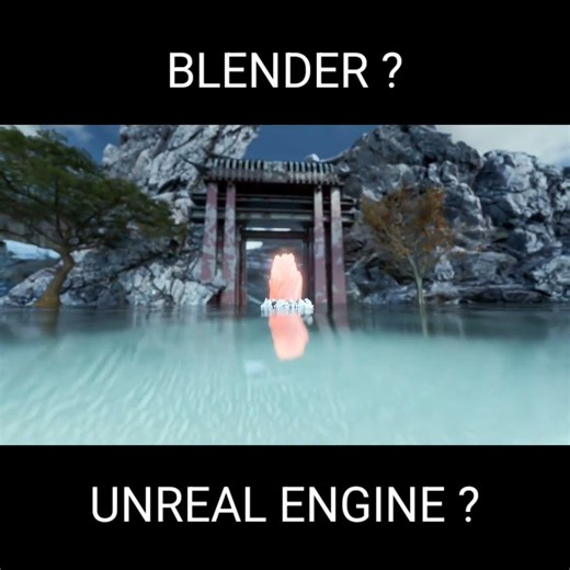 I Made This In 24 Hours! 😱 Blender or Unreal Engine? #viral #animation #visualeffects