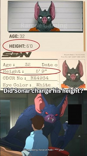 Did Sonar Change His Height in Dispatch? #dispatch #dispatchgame
