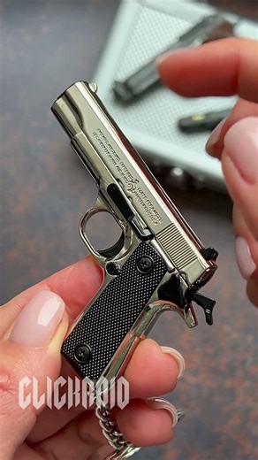 Colt M1911 Keychain Premium - Silver 3 #miniature #csgo #military #shorts #toys #outdoors #edc