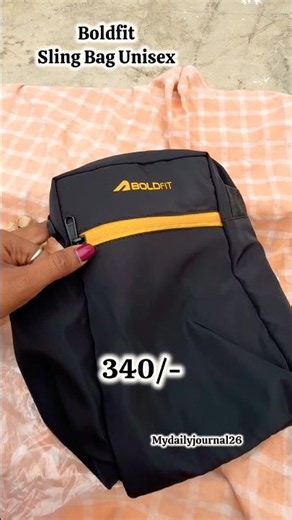 Boldfit Sling Bag for Man Unisex #boldfit #boldfitness #crossbodybag #slingbag #mydailyjournal26