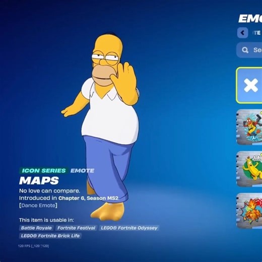 *LEAKED* "Maps" emote...!! 🔥 😍 | #Fortnite #Gaming #Shorts