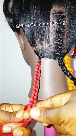 how to add extensions to braids slow motion tutorial #hairtutorial #stylist #protectivestyles