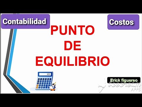 PUNTO DE EQUILIBRIO / COMO SE CALCULA EL PUNTO DE EQUILIBRIO / CONTABILIDAD DE COSTOS