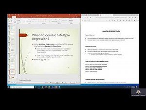 Multiple Regression by Dr. J