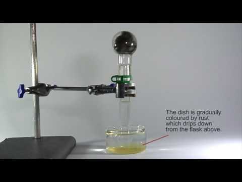 A Time-lapse of the Rusting of Steel Wool