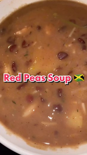 Authentic Jamaican Red Peas Soup Recipe