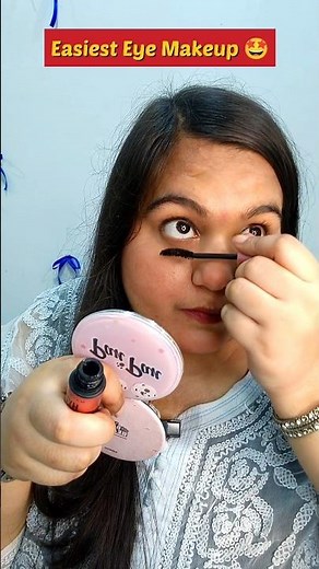 5-Minute Eye Makeup Hack ⏰✨ | Easy Everyday Look #everydaymakeup #explore #youtubeshorts#ammutimes