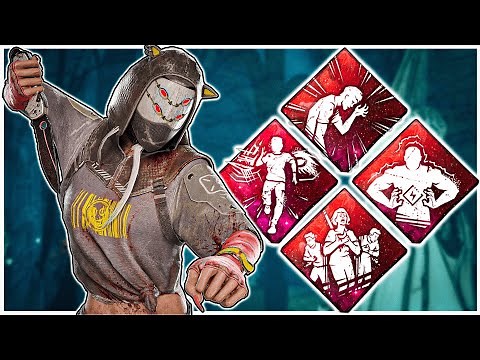 Red's OVERWHELMING EXHAUSTION LEGION BUILD! - Dead by Daylight
