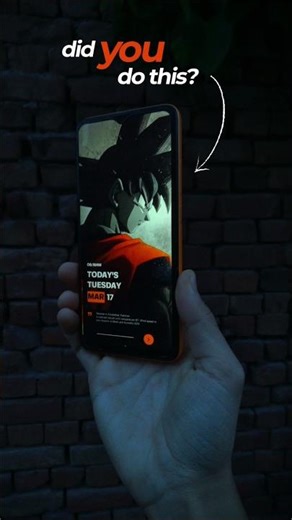 The Cleanest Goku Home Screen Ever Made 🎯 #android #setup #customization #anime #aura