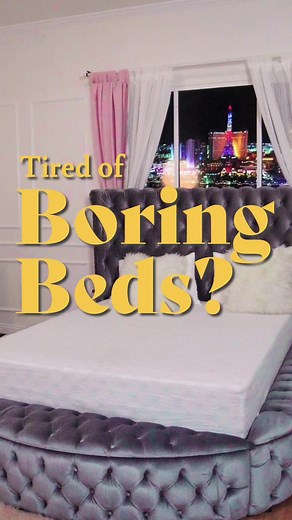 Tire of boring beds? #fypシ #velvet #storagebed #bedroomdesign #bedroom