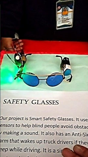 अंधे लोगों के लिए बनाया गया बहुत ही बेहतरीन स्कूल प्रोजेक्ट । #exhibition science exhibition #shorts