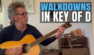 Here are a few guitar walk-downs in the key of D. If you're enjoying this lesson, you'll love my Soul Of Acoustic Guitar program at https://jimmydillon.com/soul | Jimmy Dillon
