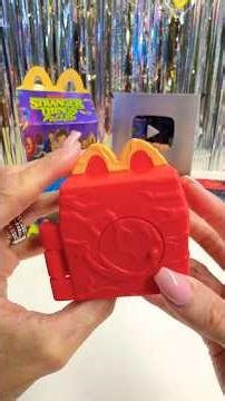 McDonalds❤️Stranger Things Tales from 85!#mcdonalds #strangerthings #happymeal #unboxing #asmr