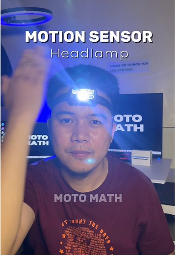 Waterproof Motion Sensor Headlamp Flashlight #flashlight #headlamp #motionsensor #motionsensorheadlamp #steady #blinking #redlight