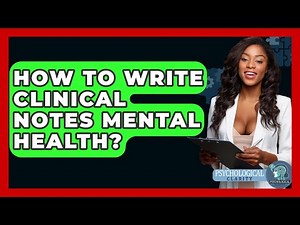 How To Write Clinical Notes Mental Health? - Psychological Clarity