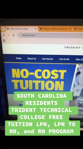 Trident Technical College Free Tuition for South Carolina Residents