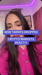 9.7K views · 155 reactions | NEW TARRIFS DROPPED CRYPTO MARKETS REACT!? #xrp #crypto #bitcoin #ethereum #solana #doge #wendy #cryptowendyo #tax #trump | Crypto Wendy O | Facebook