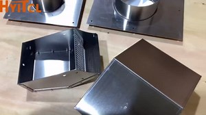 Roof Vent Cap 4 Inch Removable Roof Vent Dryer Vent Cap Stainless Steel Attic Vent Cap with Damper