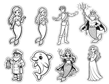 Little Mermaid Scene Builder | Under the Sea Writing & Sequencing Activity