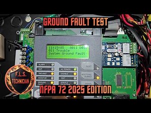 Edwards IO Series | How to do Ground Fault Test | NFPA 72 2025 Edition