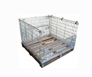 [Hot Item] Collapsible Wire Mesh Containers Pallets Metal Foldable Cage