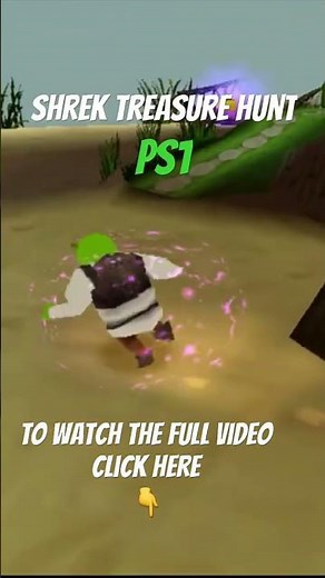 Shrek Treasure Hunt Gameplay PS1 #shorts