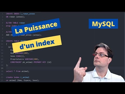 Base de données : Index en MySQL