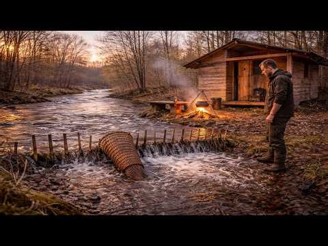 I Built a Fish Trap in the River and Lived Alone in the Forest