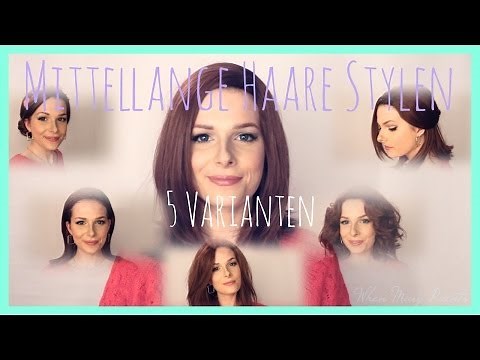 MITTELLANGES / SCHULTERLANGES HAAR STYLEN | WhenMaryPaints