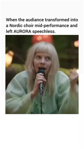 The Viral Music | In this rare live moment, Aurora begins singing “The Seed” in the middle of a forest — calm, soft, completely lost in the music 🌿✨. But... | Instagram