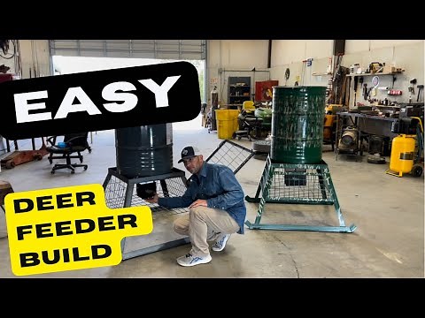 How to build a deer feeder Stand and fill