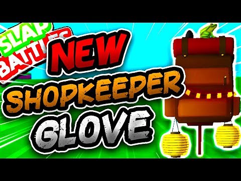 New SHOPKEEPER👜 Glove WITH STEP BY STEP TUTORIAL!! - Slap Battles Roblox