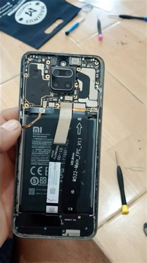 Ganti lcd redmi not 9 pro jadul