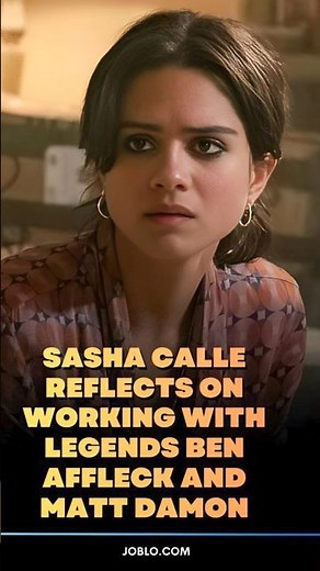 Sasha Calle Reflects On Working With Legends Ben Affleck And Matt Damon On The Rip
