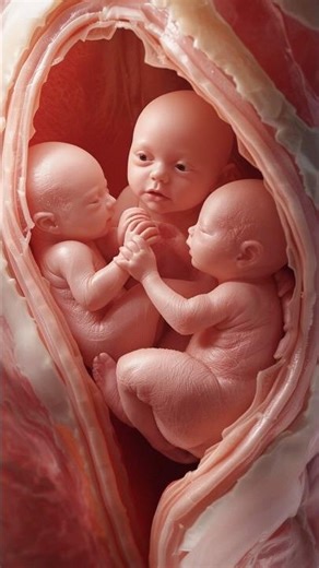 Triplet Pregnancy Fetal Development 👶👶👶 | Triple Baby Growth