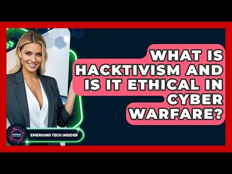 What Is Hacktivism And Is It Ethical In Cyber Warfare? - Emerging Tech Insider