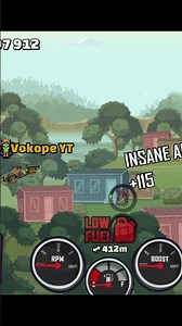 ✈️ EASY 1KM IN T2 ✈️ (Bumpy Ride Bonanza) - Hill Climb Racing 2 #shorts #hcr2