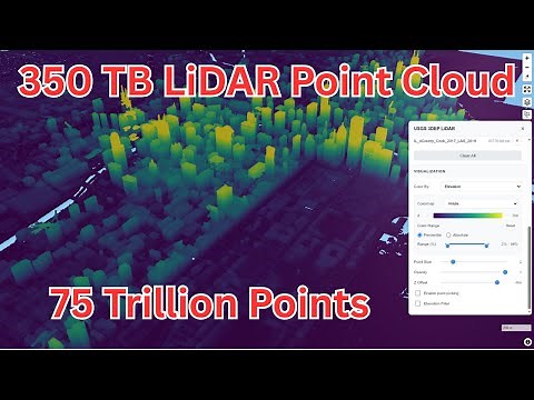 Visualize 350TB of LiDAR Point Clouds (75 Trillion Points in Your Browser!)