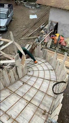 Reinforcing a Large L-Shaped Staircase| Full Rebar Layout Explained #civilengineering #construction
