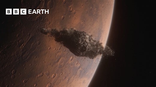 50K views · 566 reactions | Mars and it's moon Phobos are being pulled closer and closer together by complex gravitational forces, which is predicted to eventually result in a collision. But Professor Brian Cox explains how out of the chaos, beauty and wonder will emerge... Voyage into the unknown 敖 find out more about #SolarSystem ➡️ https://www.bbcearth.com/shows/solar-system | BBC Earth | Facebook