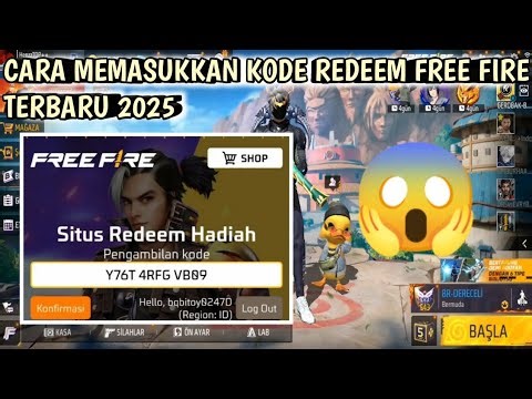 Cara Masukan Kode Redeem Free Fire Terbaru 2025