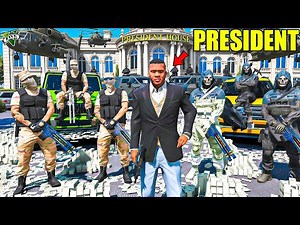 Franklin Become The MOST DANGEROUS PRESIDENT of LOS SANTOS in GTA | SHINCHAN & CHOP
