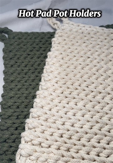 Hot Pad Pot Holder Tutorial: Easy DIY for Beginners