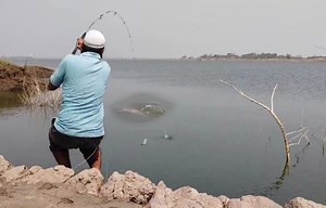 3.1M views · 58K reactions | amazing fishing in river side catch big fish #fish #fishing | Underground Hunter | Facebook