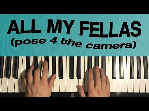 Frizk - ALL MY FELLAS (Piano Tutorial Lesson)