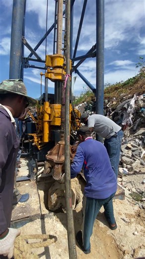 800mm Drill Bit Installation for Tube Well Drilling | Borehole Setup Process 🛠️ #drilling #tubewell
