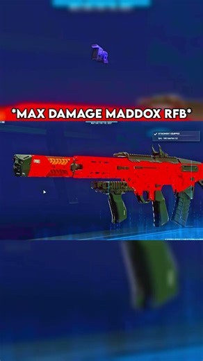 THE *MAX DAMAGE* MADDOX RFB BUILD on WARZONE 👑 #warzone #callofduty #rebirthisland #cod #shorts