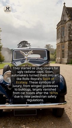 The wild stories behind iconic hood ornaments. | The History Page